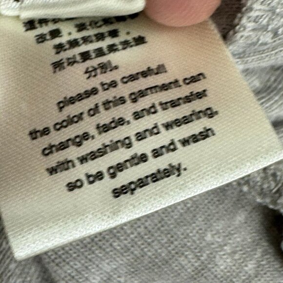 Free People Movement Undertow Long Sleeve Cropped Top Heather Grey Size M - Picture 14 of 16